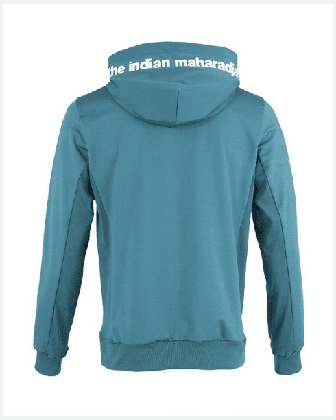 Indian Maharadja Kadiri Men Hooded Jacket Teal