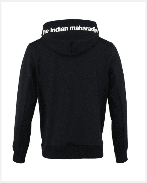 Indian Maharadja Kadiri Men Hooded Jacket Black