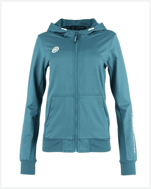 Indian Maharadja Kadiri Women Hooded Jacket Teal