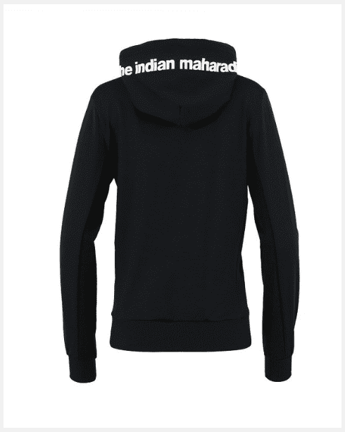 Indian Maharadja Kadiri Women Hooded Jacket Black