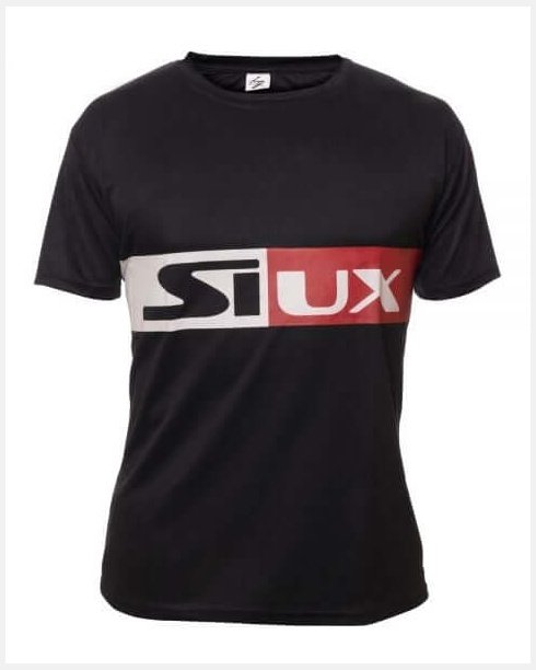 Siux Revolution padelshirt Black (Junior)